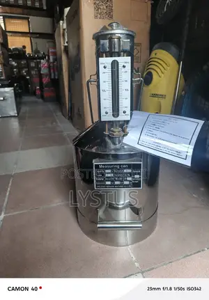 10 Liters Stainless Steel Measuring, Calibration Dispenser Can