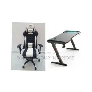High Office Executive Table and Chair Set