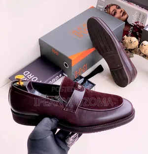 Oggi Classic Brown and Black Shoe
