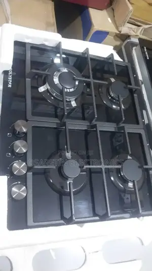Polystar Cabinet Inbuilt Gas Cooker Four Burners