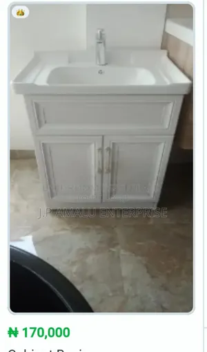 Basin With Cabinet