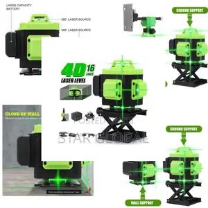 Flawless Accuracy, Every Time: 16lines 4d Green Laser Self Leveling