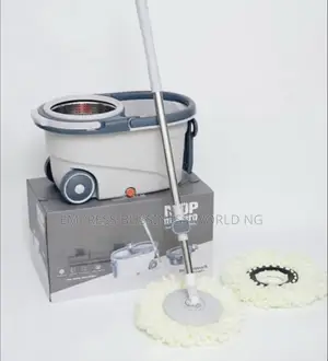 Heavy Duty Spin Mop and Bucket With Tyres