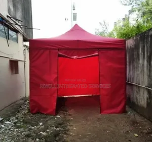 6 by 6 Feet Foldable Canopy With Side Cover