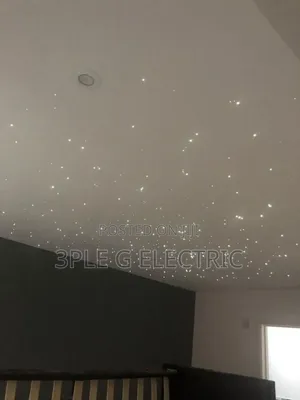 Top Notch Optic Fibre Pop Star Ceiling Design Light