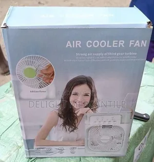 Air Cooler Fan With Humidifier + Led Night Lights