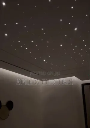 Best Optic Fibre Pop Star Ceiling Design Light