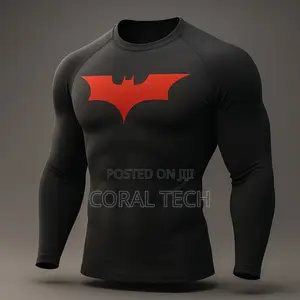 Batman Logo Compression Shirt – Short Sleeve, Long Sleeve Sleeveless
