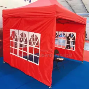 10 By10 Feet Foldable Gazebo Tent With 3 Sides Cover