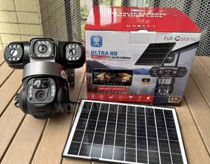 Triple Lenses Solar Security Camera Sim Enabled