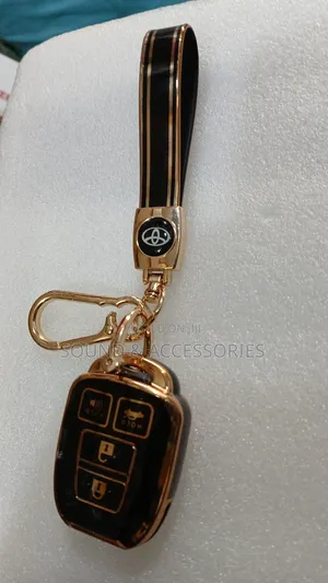 Toyota Camry 2012+ Black and Gold Rubber Tpu Key Cover