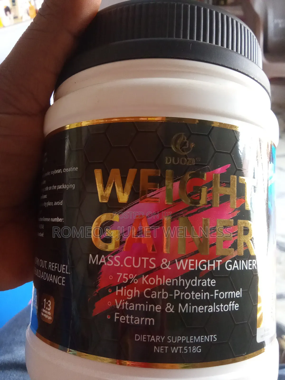 Mass Cuts Weight Gainer