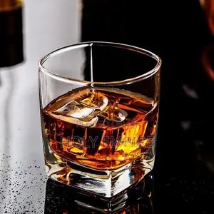 6pcs Whiskey Glass Transparent Drinkware Liquor Goblet Beverage Cup