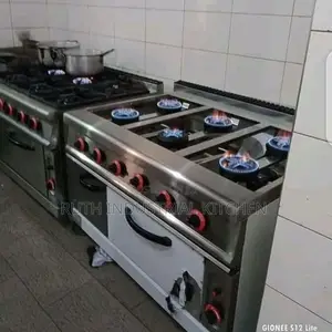 All Gas Six Burner. With Oven and Grill