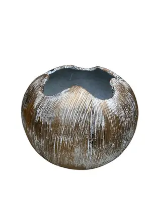 Pinch-top Vase - Height: 35cm - Diameter: 20cm