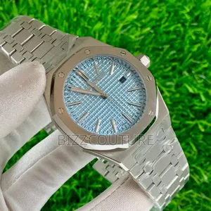 Original Audemars Piguet Silver Stainless Steel Quartz Calendar Watch