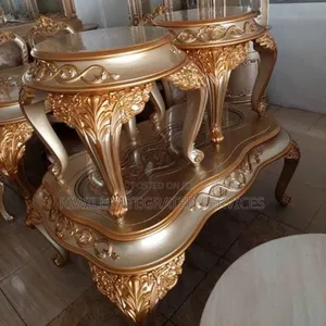 Royal Center Table and Two Sides Stool
