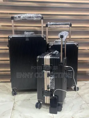 Original Quality Luxury Aluminum Traveling Box 3 in 1 Luggage