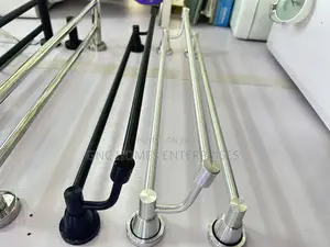 Double-towel Rail Black And Antirust