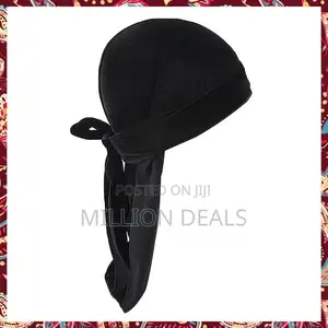 Ski Trendy Unique Black Velvet Durag