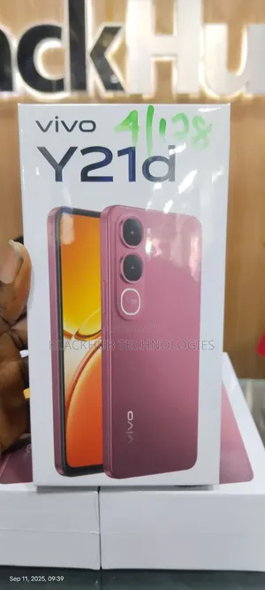 New Vivo Y21 128 GB Red