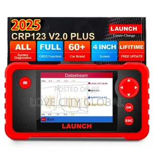Launch Crp123 V2.0 Plus Obdii Car Scanner Sas SRS Abs All Free Update