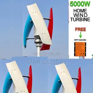Get 5000w of Pure, Renewable Power With 48v Vertical Wind Turbine