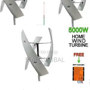Silent Revolution: 5000w of Clean Energy With 48v Vertical Turbine