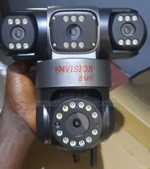 CCTV Solar Camera Four Lens Is Available