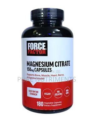 Force Factor Magnesium Citrate 150mg 180 Capsules