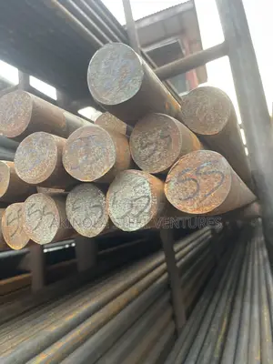 55mm Mild Steel Rod by 6mtrs Long