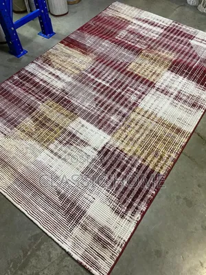 Quality Red Touch Center Rug