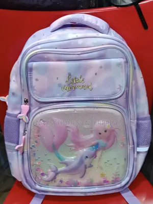 Purple Quality Turkey Stock Children Girls School Bag