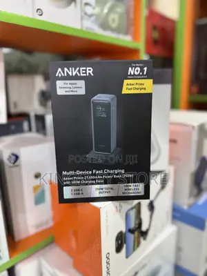 Anker Prime 27,650mah Power Bank (250w) With 100w Charging Base