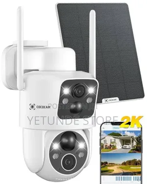Solar Security Cameras Wireless Outdoor,Remote Wifi 360° View