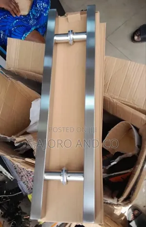 Stainless/Black Door Push-pull Handle For Entrance Security Door 1m