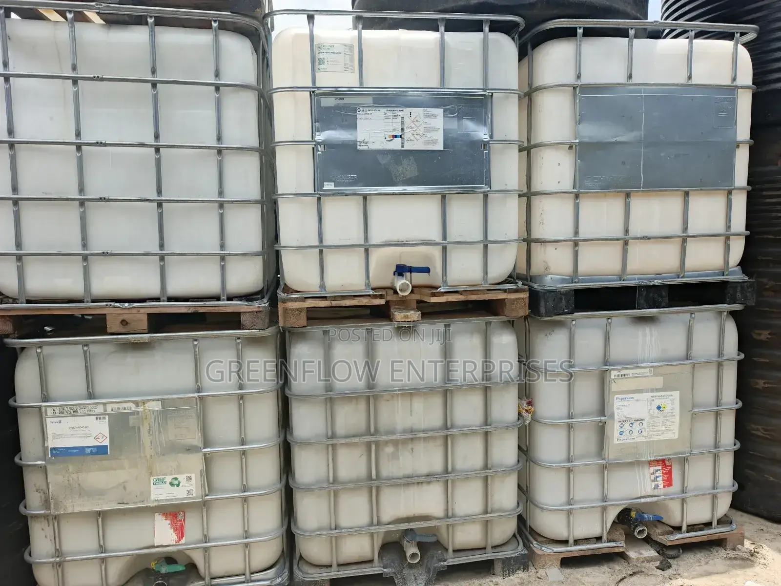 White Storage Tank