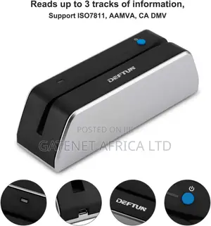 Deftun Bluetooth Msrx6bt Magnetic Stripe Card Reader Writer