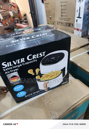 Silver Crest Jd689b 12l Air Fryer – Led Control Oil-Free Cooking