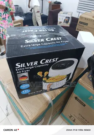 Jd689b Silver Crest Air Fryer– Roast, Grill, Bake in One Device