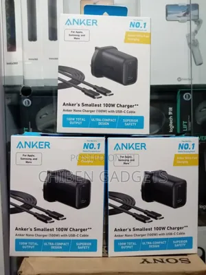 Anker Ultra Fast Charging Smallest 100w Charger With Cable