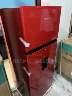 Large Hisense 204l Double Door Fridge With Water Dispenser Feature
