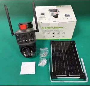 Daul Lens PTZ Solar Camera With 4g5