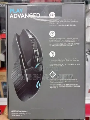 Logitech G903 Light Seep Wireless Gaming Mouse W/ Hero
