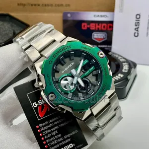 Original G-Shock Silver Stainless Steel Chronograph Quartz Watch