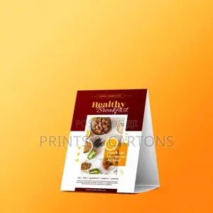 Restaurants Tentcard Branding