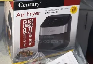 Century 9.7l Extra Large Airfryer With Oil Spray and Grill Rack