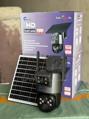20x Zoom Ubox Dual Lens Solar Security Camera