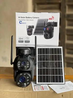 20x Zoom Ubox Dual Lens Solar Intelligent Security Camera