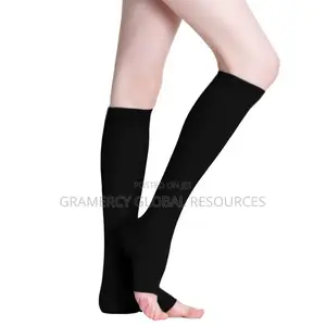 Post Op Compression Socks 20-30mmhg Pressure With Open Toe- No Zipper